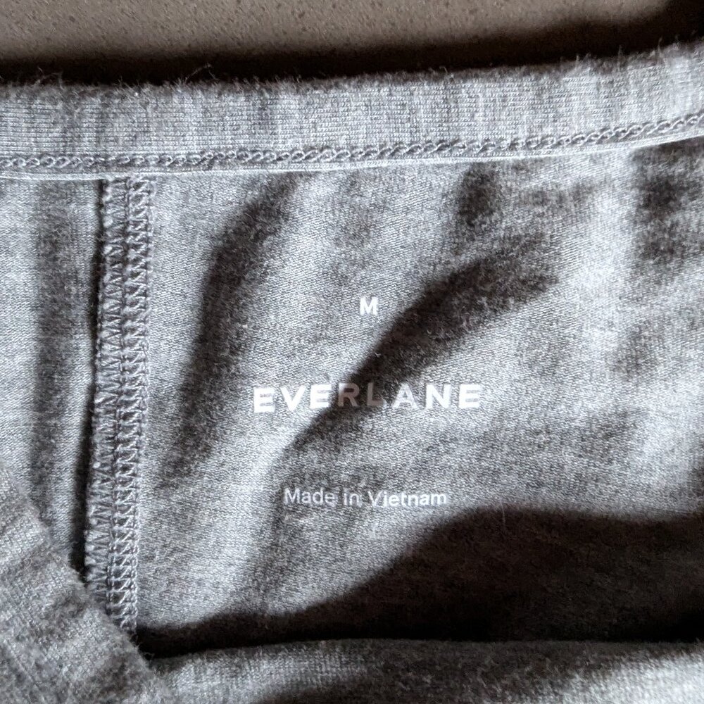 Everlane The Supima® Form Spaghetti Strap Cami | M / Mid Heather Grey - Picture 8 of 16